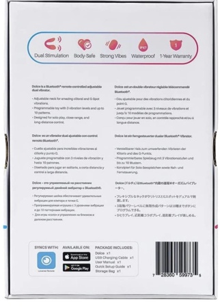 Двойной вибратор Lovense Dolche (управление через смартфон)